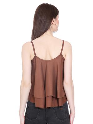Embroidered layered crop top - 16272225 - Standard Image - 3
