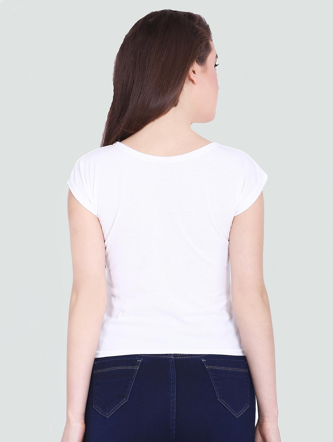 cap sleeved graphic print tee - 16272247 - Zoom Image - 3