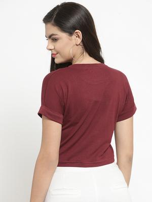 Quirky text crop top - 16272301 - Standard Image - 3