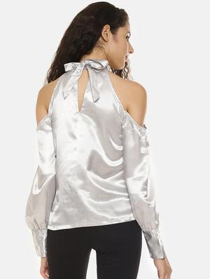 Pearl embellished tie back top - 16272930 - Standard Image - 3