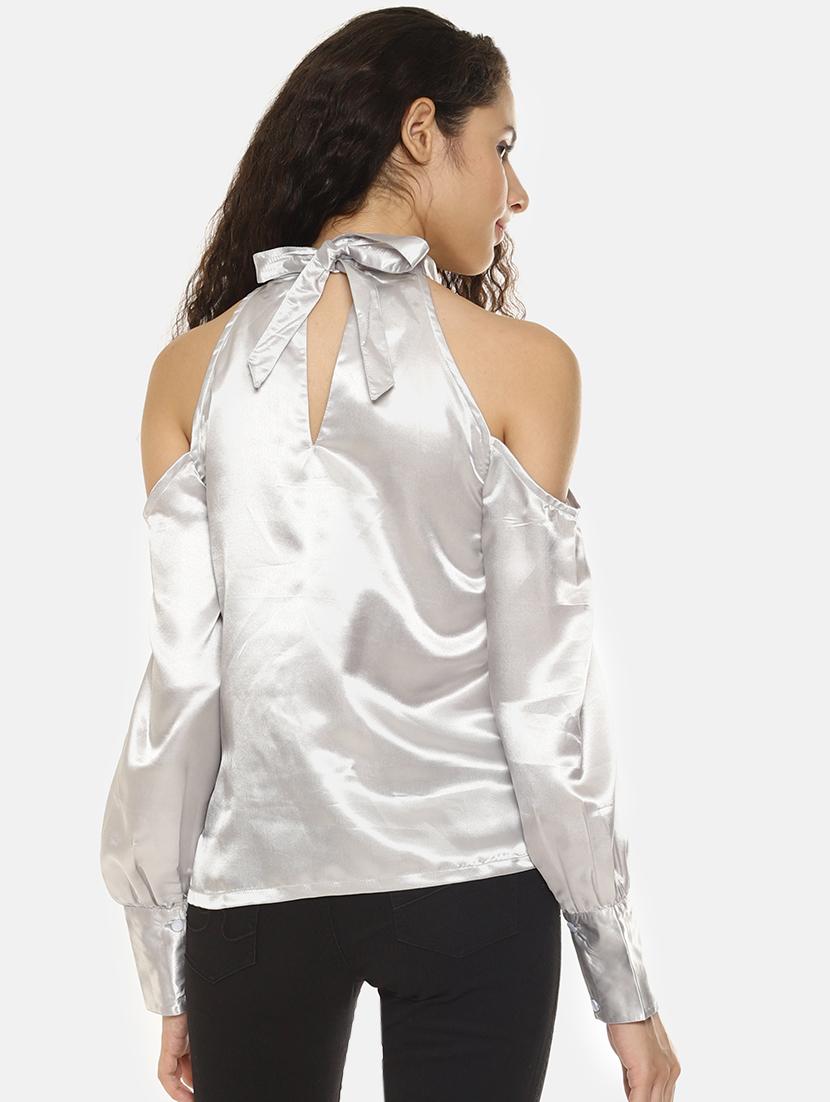 Pearl embellished tie back top - 16272930 - Zoom Image - 3
