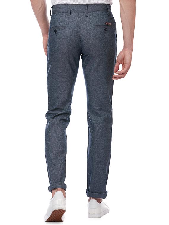 blue solid chinos - 16273053 - Zoom Image - 3
