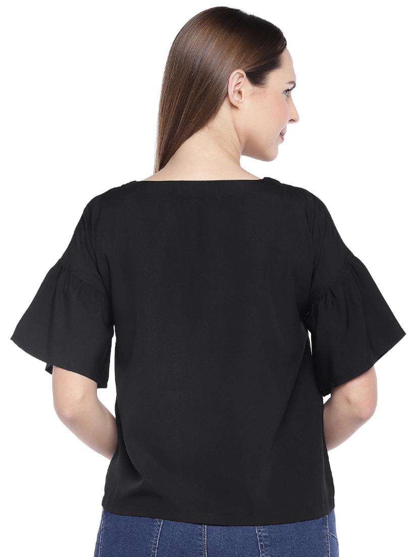ruffle detail solid top - 16274292 - Zoom Image - 3