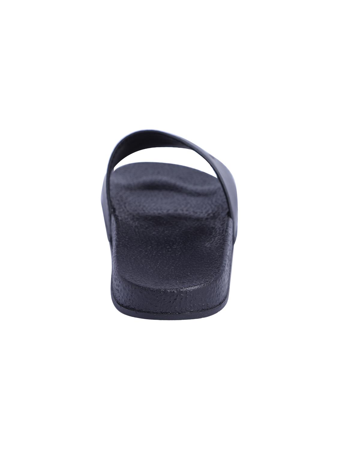 black rubber slip on flip flops - 16274447 - Zoom Image - 3
