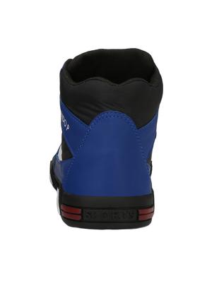 blue leatherette lace up sport shoes - 16274473 - Standard Image - 3