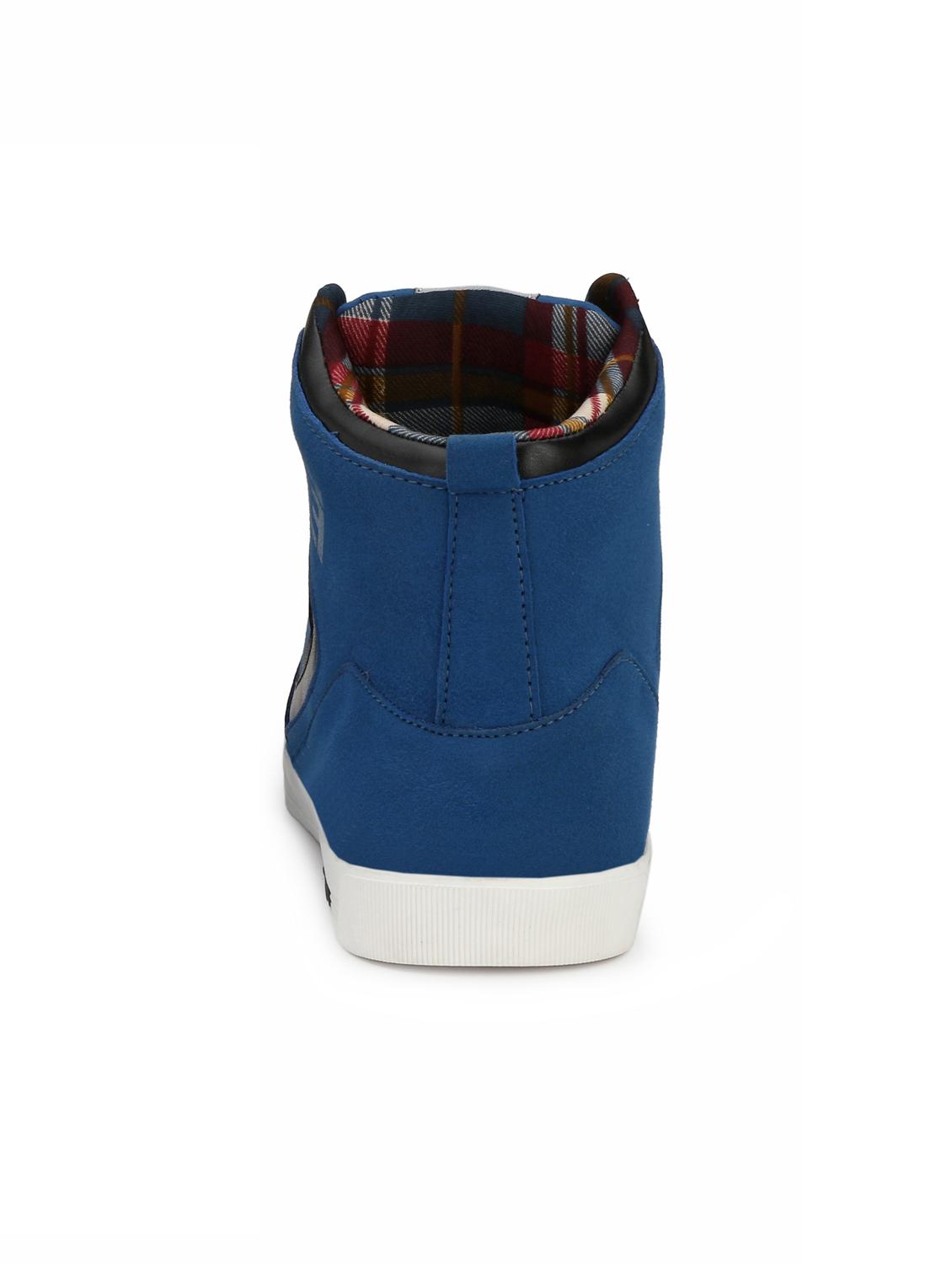 blue suede lace up sneakers - 16274483 - Zoom Image - 3