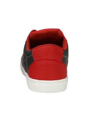 red canvas lace up sneakers - 16274495 - Standard Image - 3