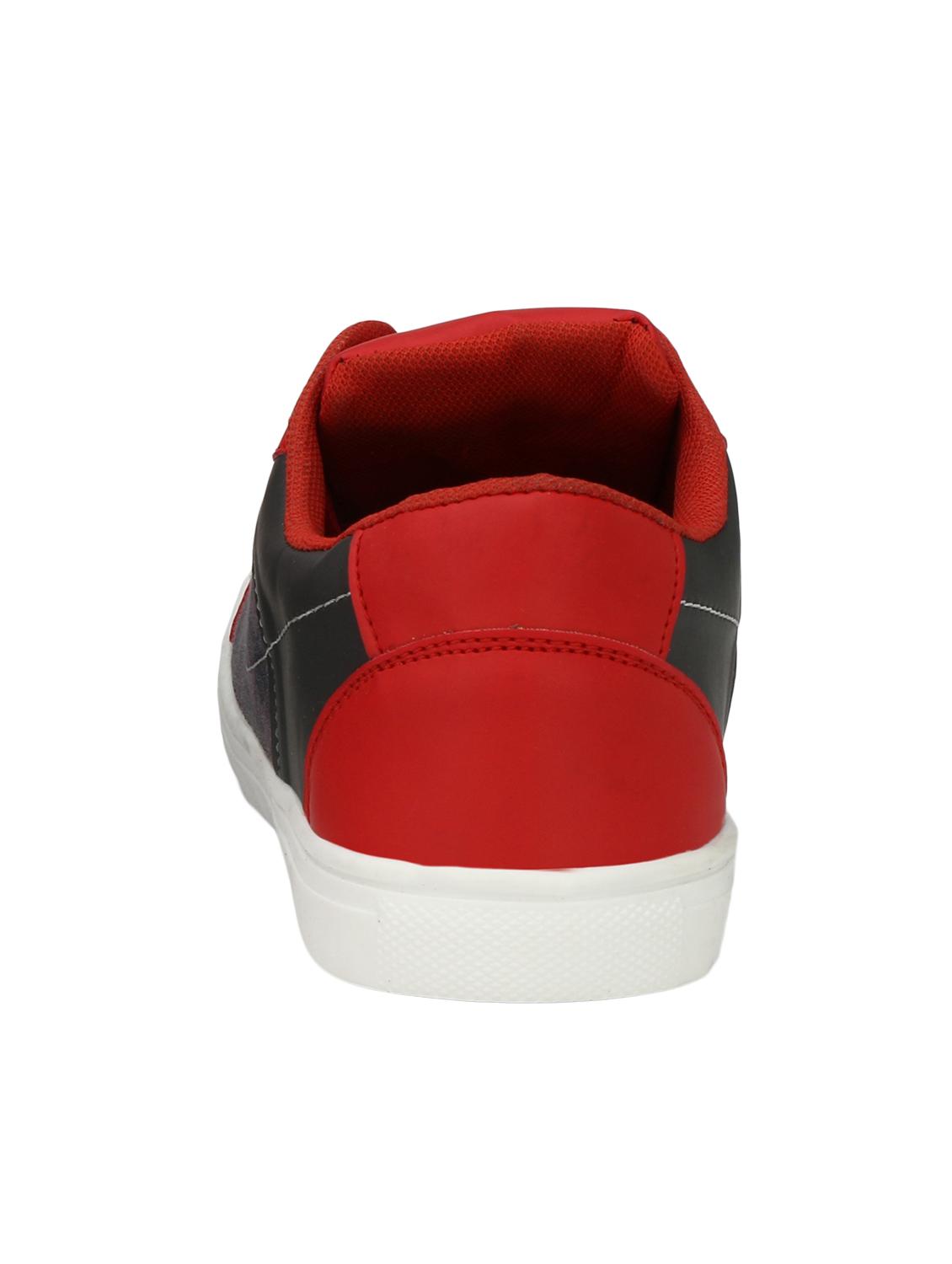 red canvas lace up sneakers - 16274495 - Zoom Image - 3