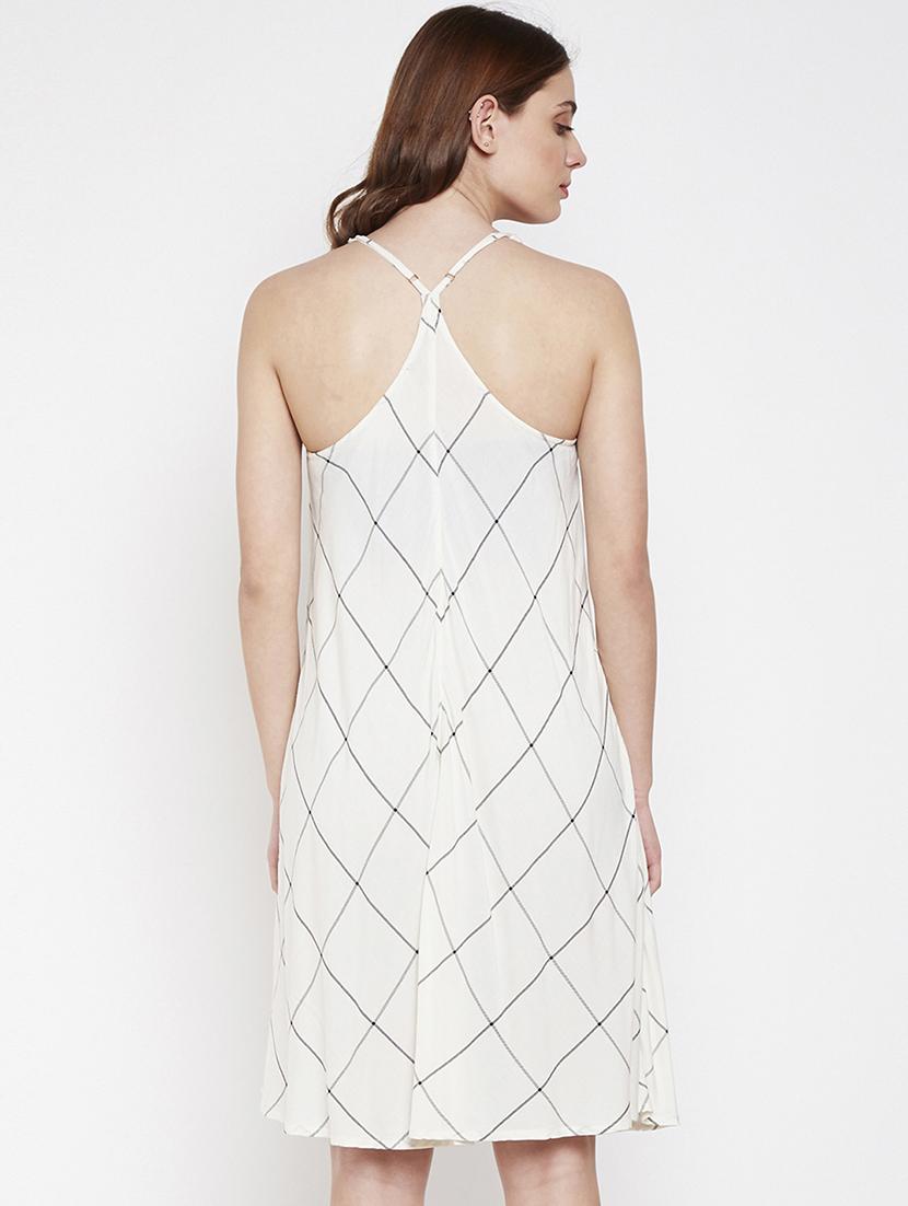 cami neck grid dress - 16274744 - Zoom Image - 3