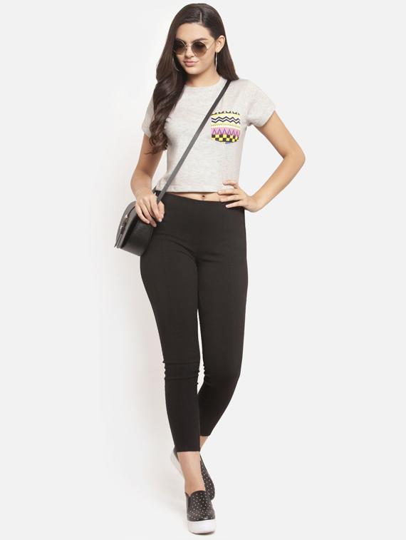 aztec print crop top - 16274975 - Zoom Image - 3