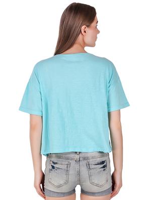 Lace up printed top - 16275099 - Standard Image - 3