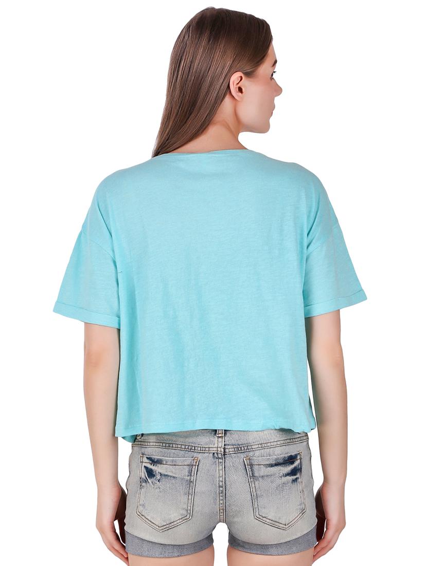Lace up printed top - 16275099 - Zoom Image - 3