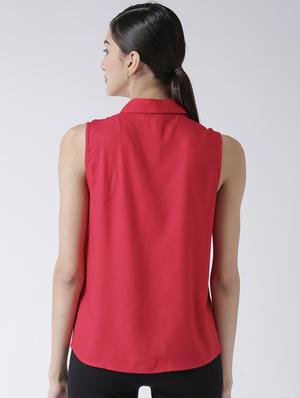 button up sleeveless shirt - 16275182 - Standard Image - 3