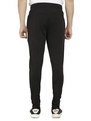 black ankle length track pant - 16275885 - Standard Image - 3