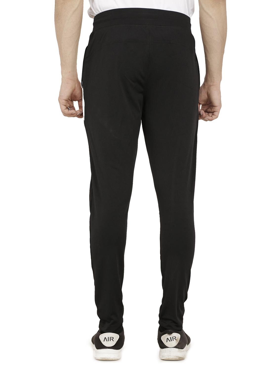 black ankle length track pant - 16275885 - Zoom Image - 3