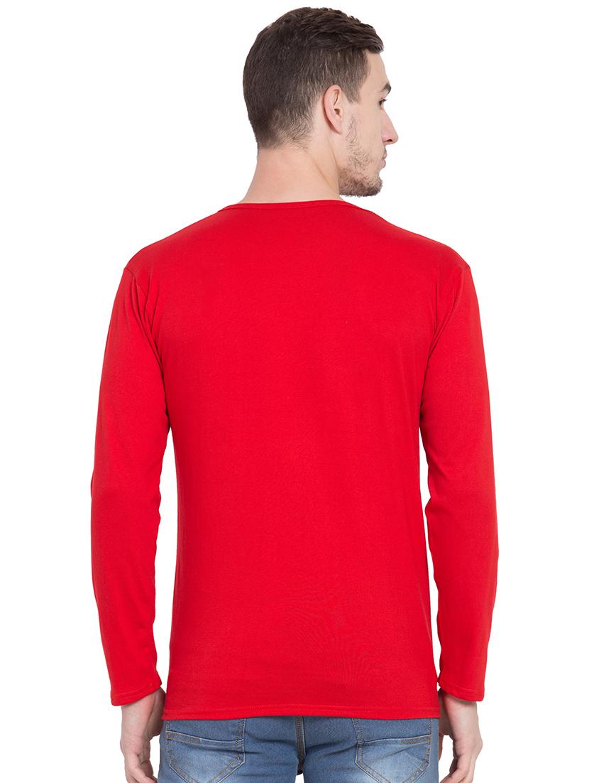 red solid t-shirt - 16281657 - Zoom Image - 3