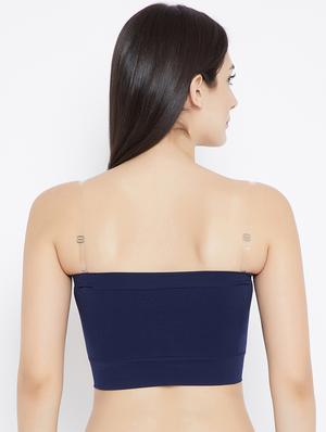 ruched detail tube bra - 16284878 - Standard Image - 3