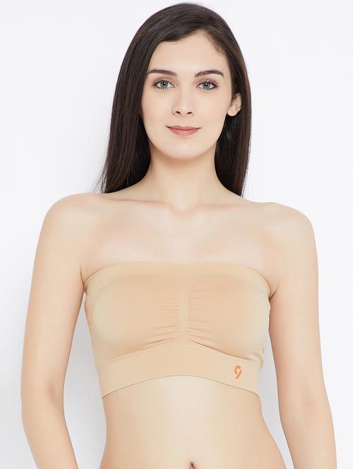 ruched detail tube bra - 16284879 - Standard Image - 1