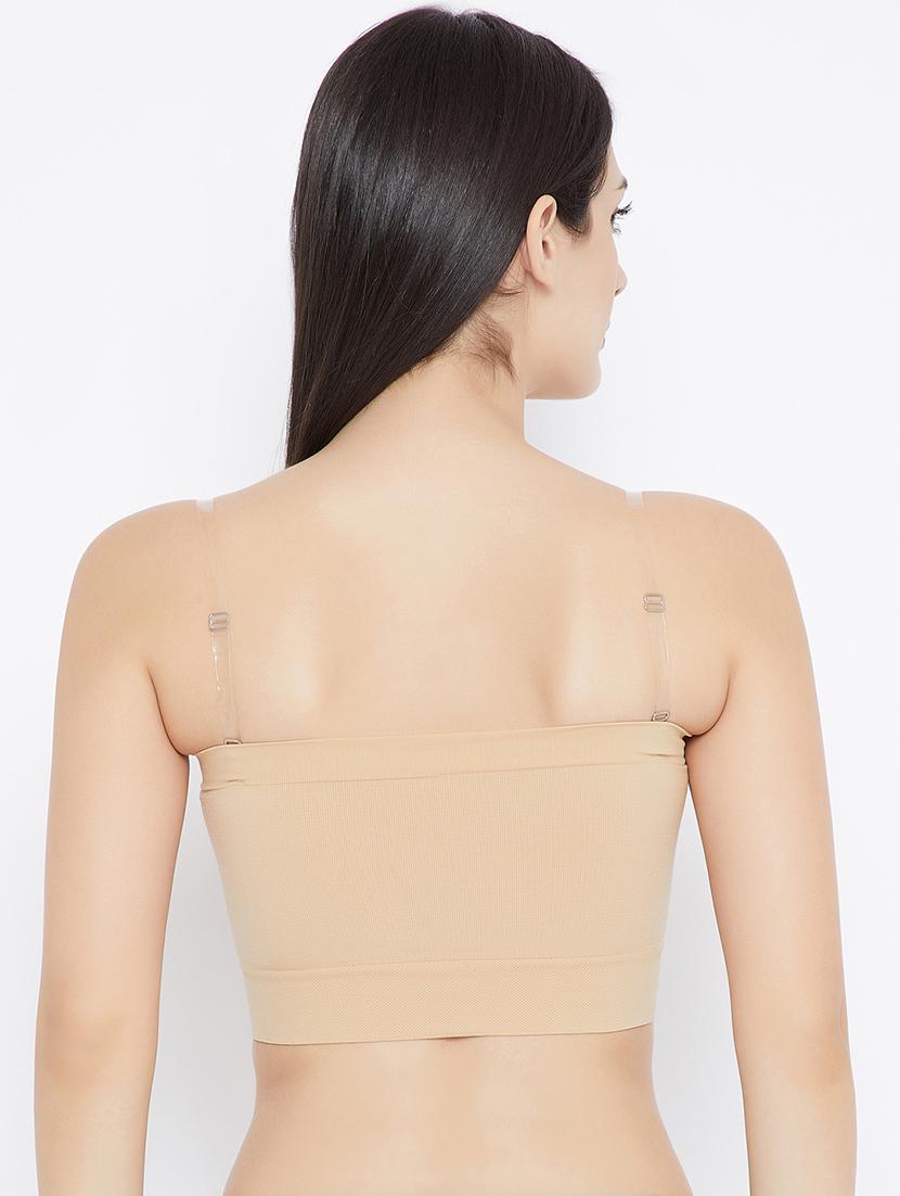 ruched detail tube bra - 16284879 - Zoom Image - 3