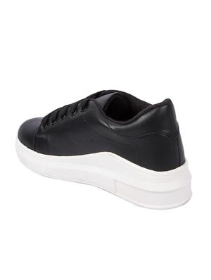 black lace-up sneakers - 16286082 - Standard Image - 3