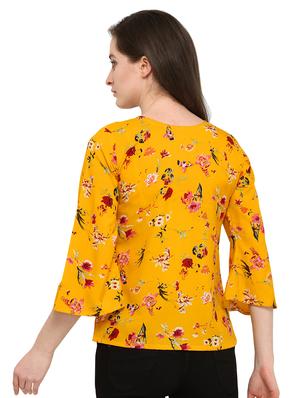 V-neck floral top - 16286159 - Standard Image - 3