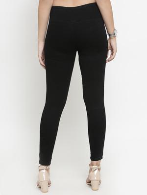 high rise solid jeggings - 16286358 - Standard Image - 3