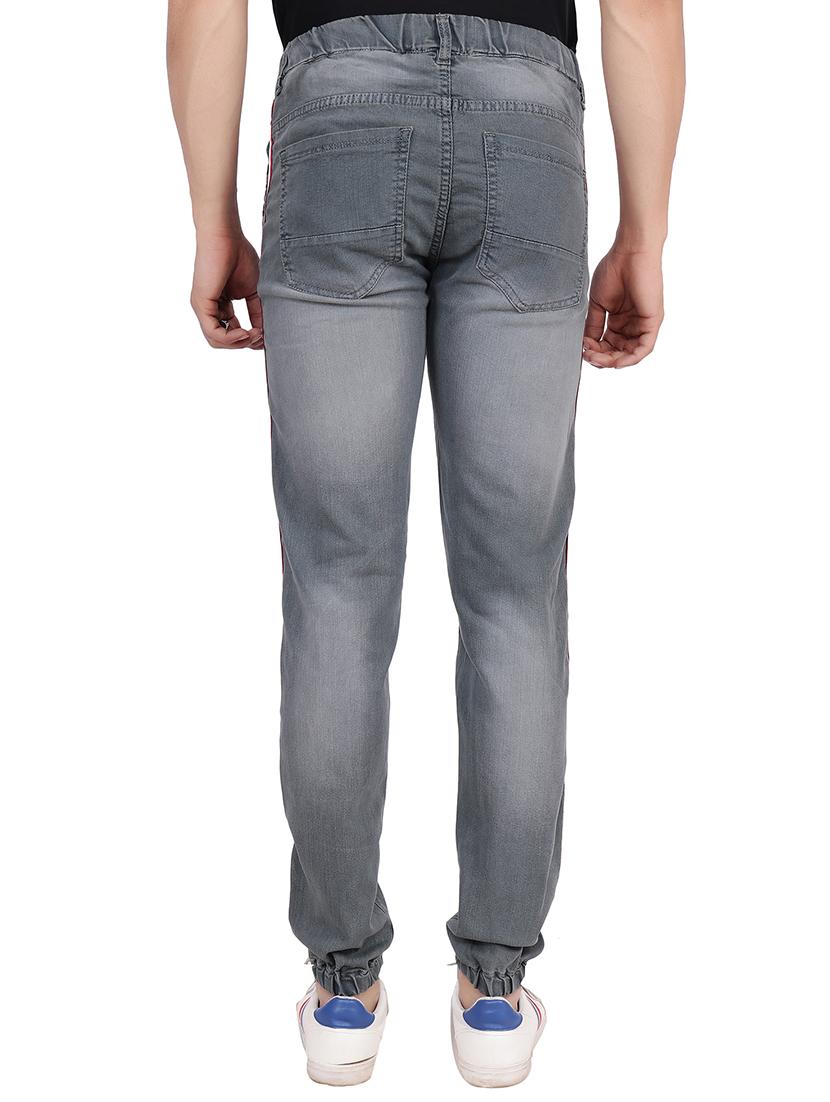 grey denim joggers - 16286418 - Zoom Image - 3