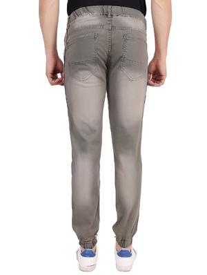 grey denim joggers - 16286420 - Standard Image - 3