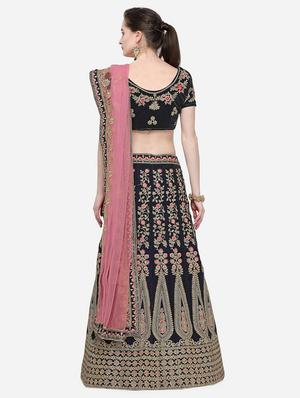 embroidered flared lehenga - 16287470 - Standard Image - 3