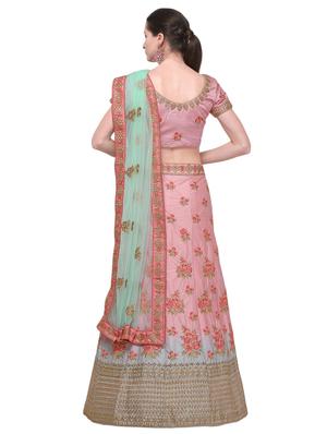 embroidered flared lehenga - 16287473 - Standard Image - 3