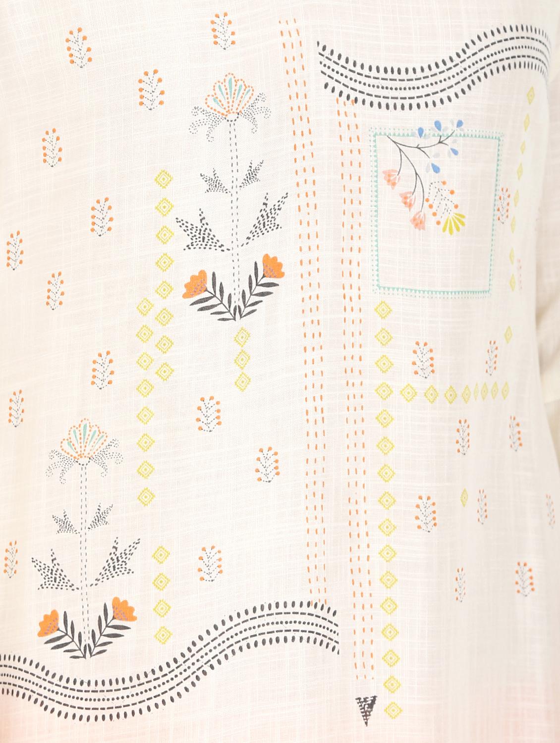 digital printed straight kurta - 16287699 - Zoom Image - 6