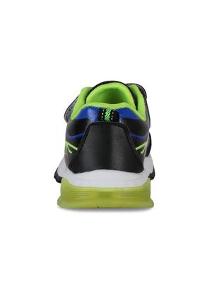 black leatherette sports shoe - 16287787 - Standard Image - 3