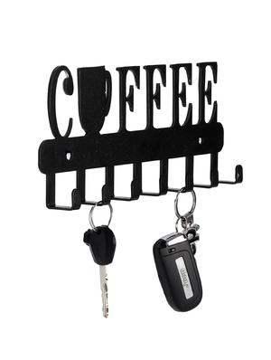 Sehaz Artworks Metel Wall Hooks for keys | 7 Hook Cappuccino Wall Rack Holder for Kitchen Utensil | Hat Rack - 16289592 - Standard Image - 3