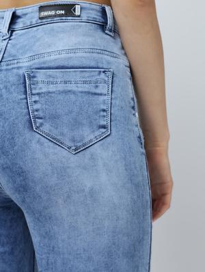 high rise stone washed jeans - 16289700 - Standard Image - 6