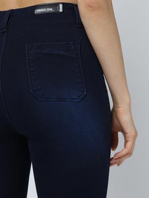 high rise stone washed jeans - 16289705 - Standard Image - 6
