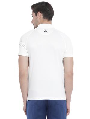 white polyester raglan t-shirt - 16289761 - Standard Image - 3