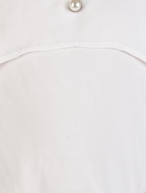 white georgette top - 16290075 - Standard Image - 3