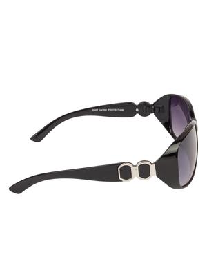 lof purple over size full rim uv protected sunglasses for women - 16290128 - Standard Image - 3