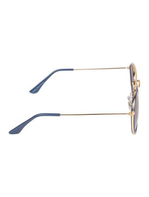 lof gold round full rim uv protected sunglasses for unisex - 16290269 - Standard Image - 3
