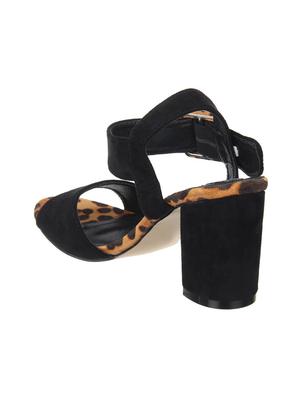 black back strap sandals - 16290303 - Standard Image - 3