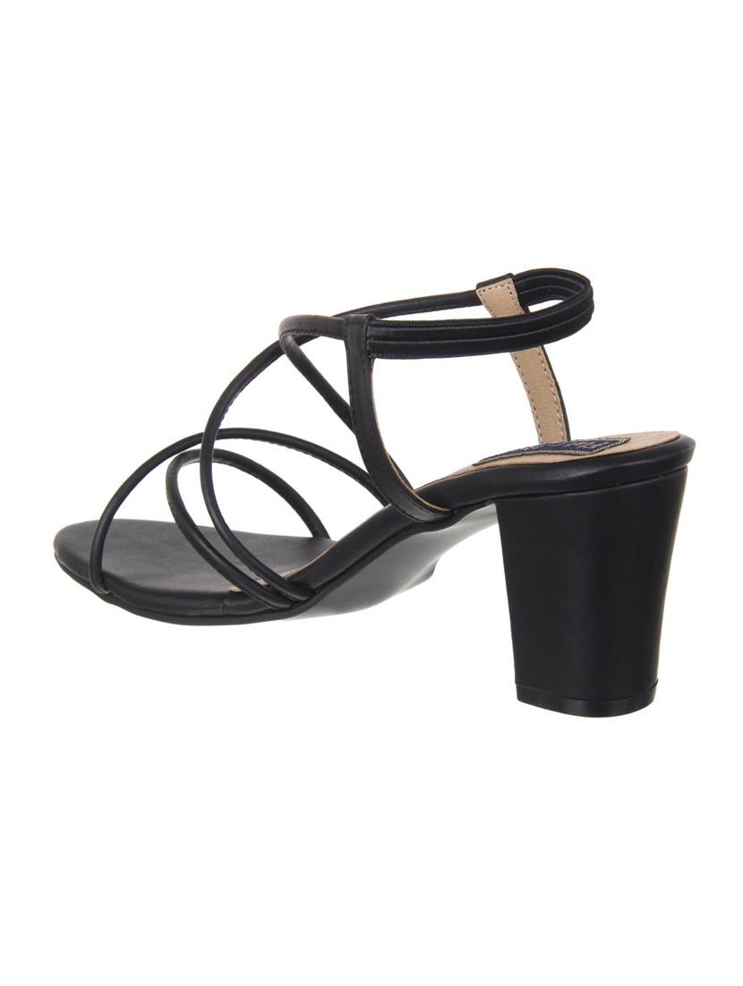 black ankle strap sandals - 16290314 - Zoom Image - 3