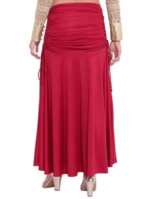 ruched detail drawstring skirt - 16291639 - Standard Image - 3