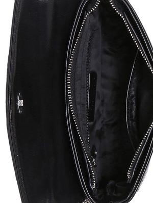 black leatherette (pu) regular sling bag - 16292263 - Standard Image - 3