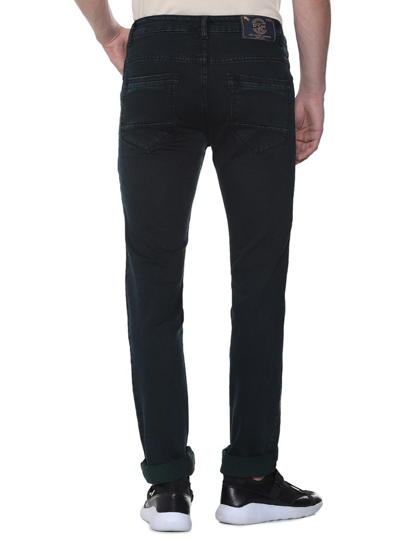 green cotton plain jeans - 16293542 - Zoom Image - 3
