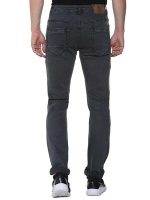 grey cotton plain jeans - 16293544 - Standard Image - 3