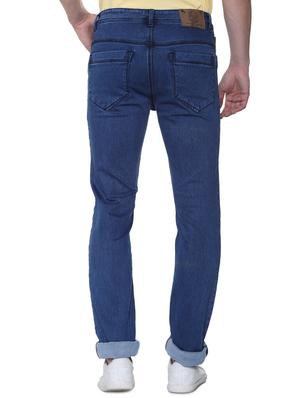 blue cotton plain jeans - 16293547 - Standard Image - 3