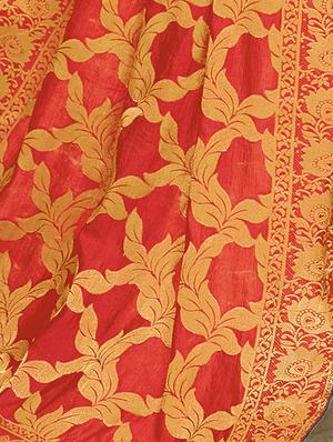 embroidered unstitched churidaar suit - 16293718 - Standard Image - 3