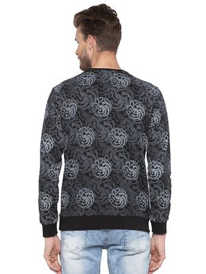 black all over print sweatshirt - 16294042 - Standard Image - 3