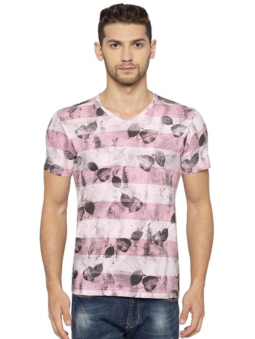 pink all over print tshirt - 16294075 - Standard Image - 1