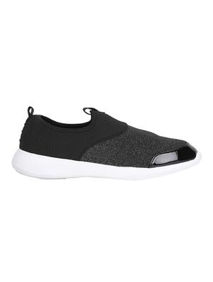 black slip on casual shoes - 16294408 - Standard Image - 3
